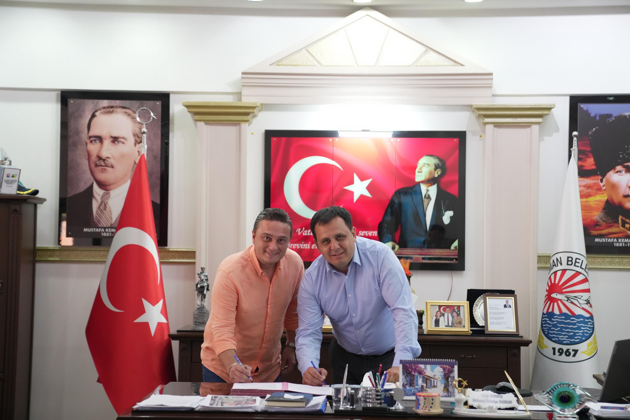 Bahçeşehir Koleji Dalaman Belediyespor Kadın Voleybol Takımı Yeni Sezon Sponsorluk Anlaşması İmzalandı