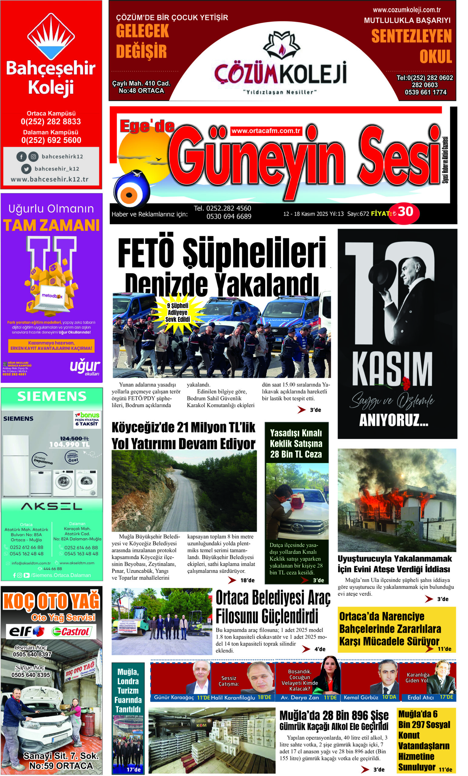 Ege’de Güneyin Sesi Gazetesi 672. Sayı