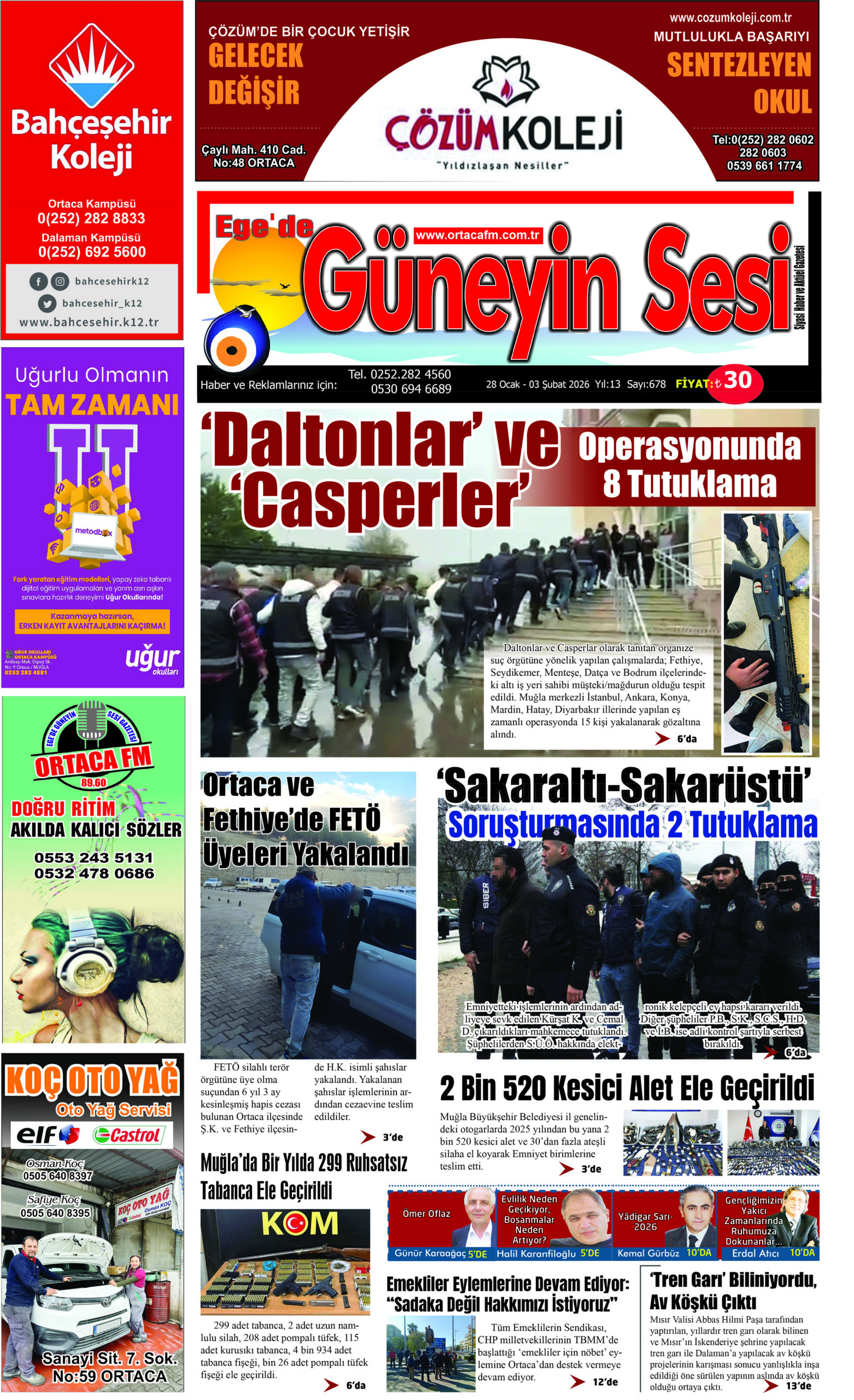 Ege’de Güneyin Sesi Gazetesi 678. Sayı