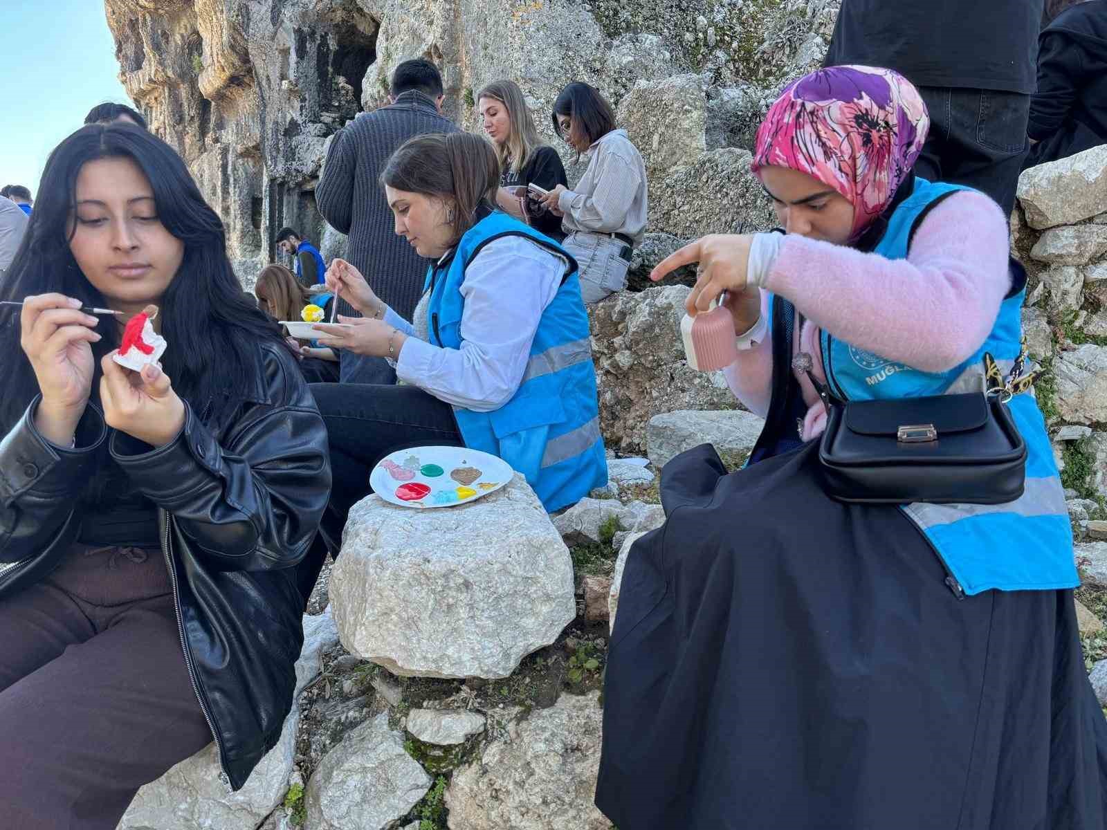 Tlos Antik Kenti’nde tarih sanatla canlandı