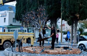 Kavşak düzenleme çalışması tamamlandı