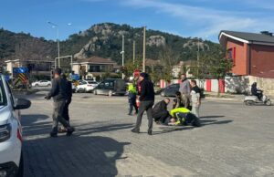 Marmaris’te otomobil yayaya çarptı, sürücü gözaltına alındı