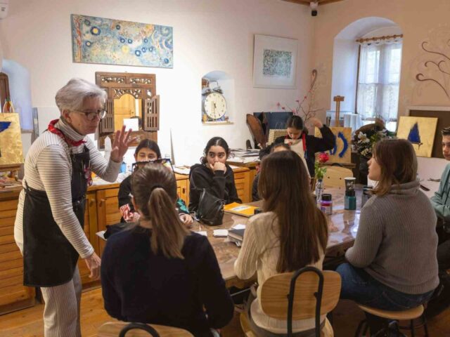 Datça’da öğrenciler sanata doydu