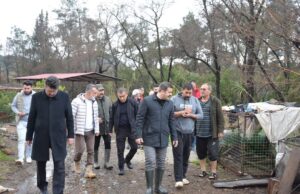 Köyceğiz Kaymakamı Kumcu, selden etkilenen bölgelerde incelemelerde bulundu