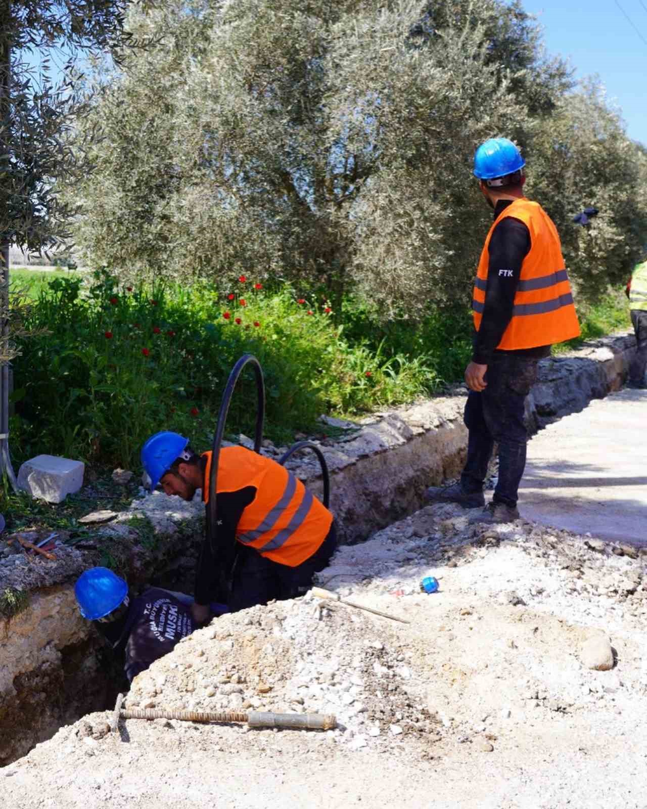 Kemikler mahallesinin içme suyu isale hattı yenilendi