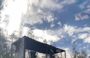 Bodrum’da konteyner yangını