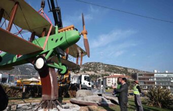 İsmet Tayyaresi yeniden Muğla’nın kalbine yerleştirildi