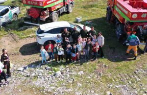 Marmaris’te öğrenciler fidanları toprakla buluşturdu