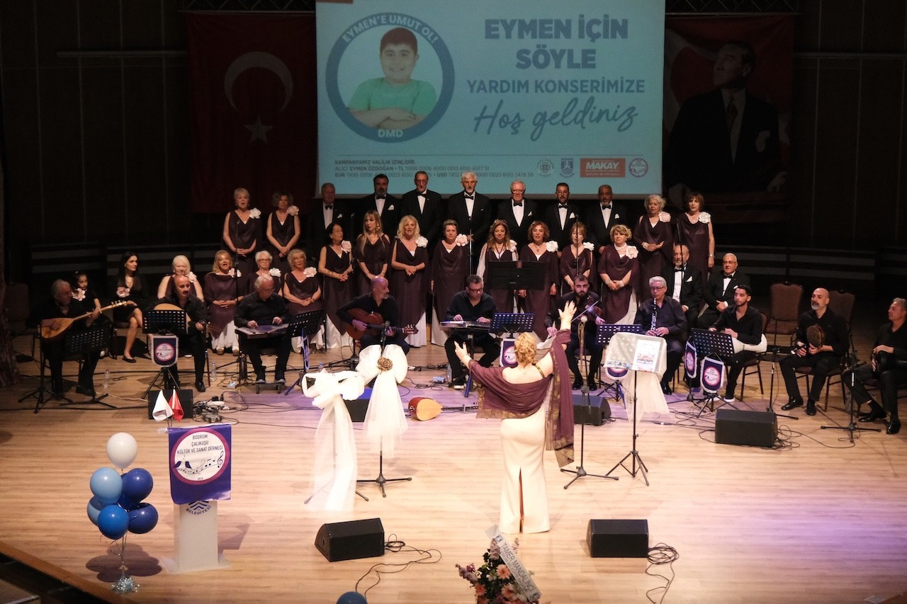 Bodrum’da Eymen İçin Söyle Yardım Konseri gerçekleşti