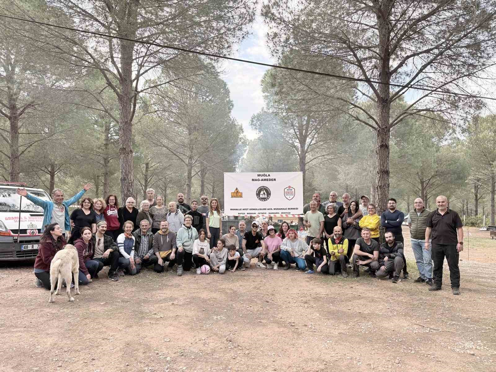 Muğla’da afet gönüllüleri Datça’da buluştu