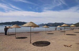 Marmaris’te halk plajları sezona hazırlanıyor