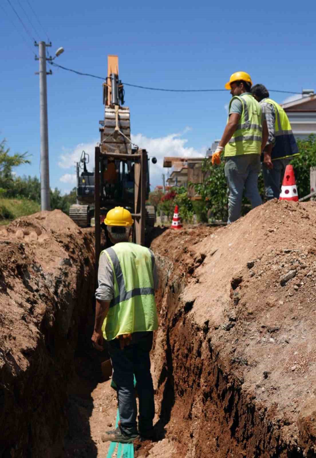 Fethiye Yeni Mahalle kanalizasyona kavuşuyor
