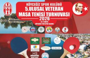 Köyceğiz’de 5. Ulusal Veteran Masa Tenisi Turnuvası düzenlendi