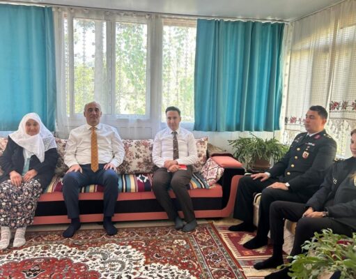 Yatağan Kaymakamı İlhan, şehit annesini unutmadı