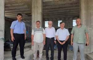 Köyceğiz Zeytinalanı Merkez Camii inşaatı hızla yükseliyor