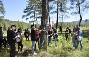 Köyceğiz’de Yüksekokul öğrencileri sahada uygulama yaptı