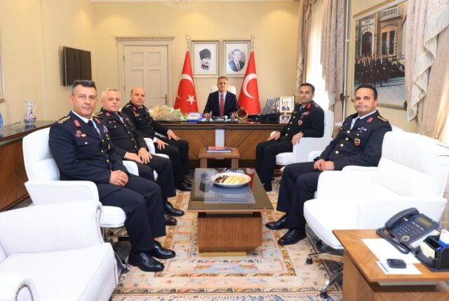 Muğla Valisi Akbıyık, Jandarma’yı ağırladı
