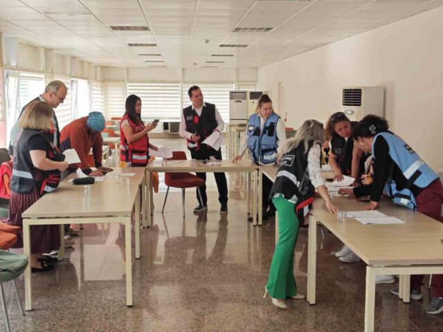 Menteşe Devlet Hastanesi Afet ve Acil durumlara karşı teyakkuzda