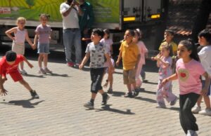 Hem piknik yaptılar hem yarıştılar