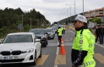 Muğla’da 9 günlük Bayram mesaisinde 37 bin araç kontrol edildi