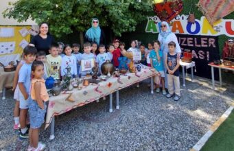 Köyceğizli minikler okulda mini müze kurdu