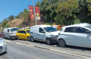 Bodrum’da zincirleme kaza: “5 araç birbirine girdi”