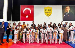 MTK Koleji’nde tekvando kuşak terfi sınavı
