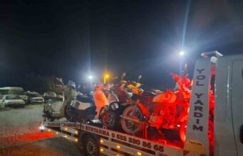 Datça’da motosiklet denetimi: “19 araç trafikten men edildi”