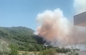Fethiye’de orman yangını