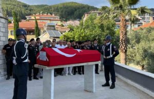 Muğla’da vefat eden gazi törenle son yolculuğuna uğurlandı