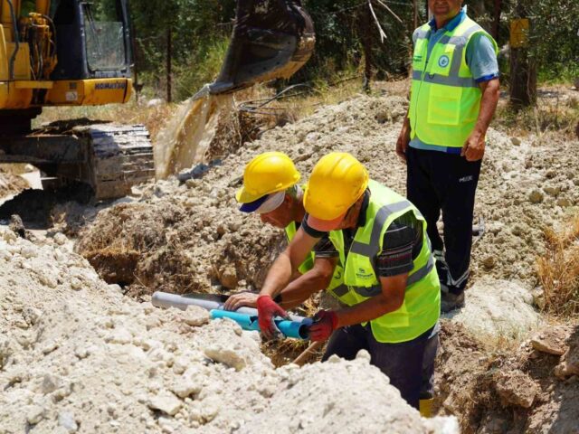 Seydikemer Gölbent’te İçme Suyu Altyapısı yenileniyor