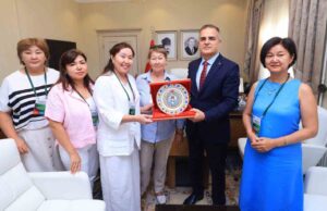 Kazakistanlı eğitimcilerden Muğla Valisi Akbıyık’a ziyaret