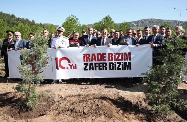 Muğla’da 15 Temmuz Demokrasi ve Milli Birlik Günü kapsamında etkinlikler düzenlendi