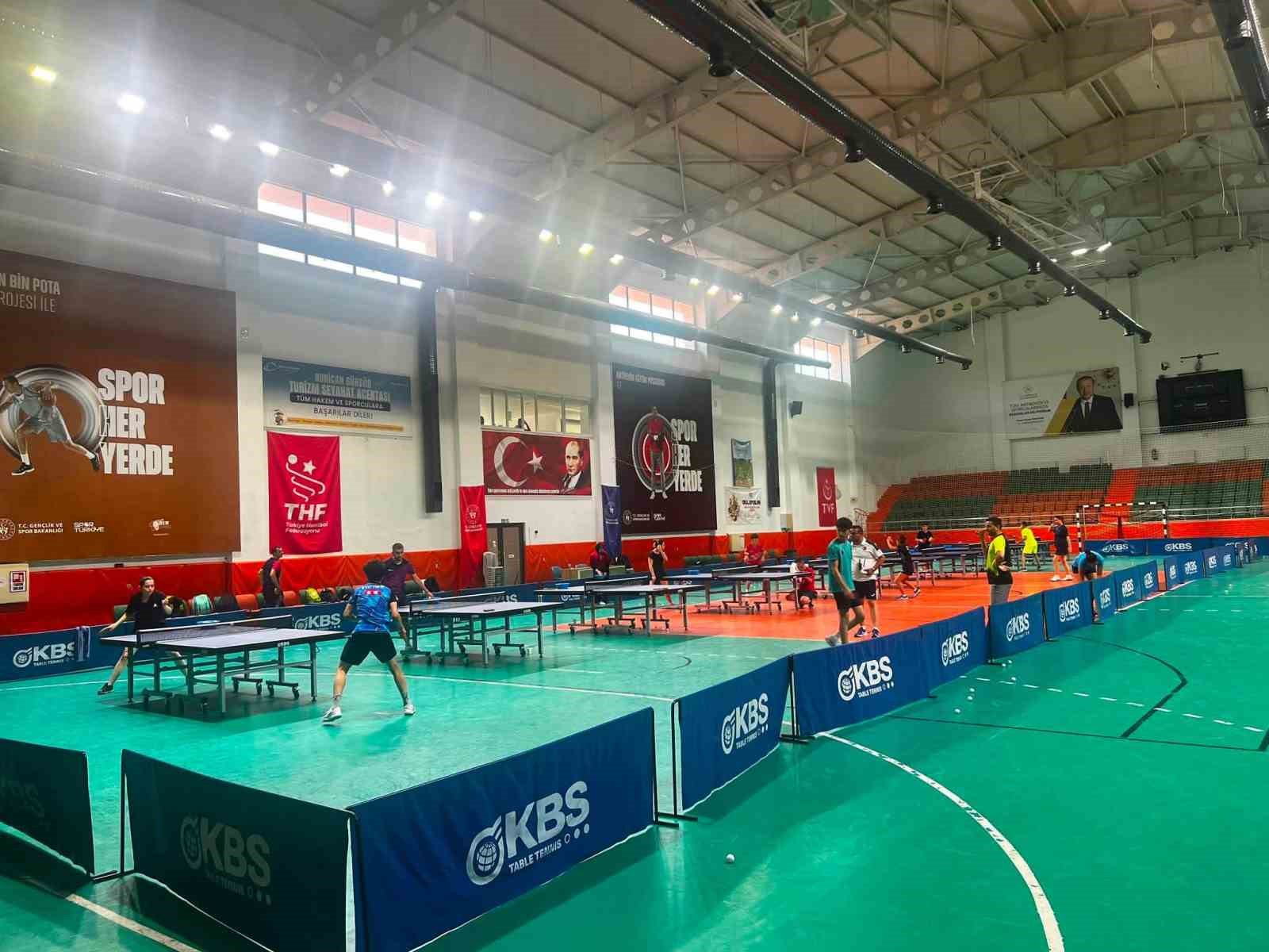 İşitme engelliler masa tenisi milli takım seçmeleri Köyceğiz’de başladı