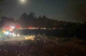 Fethiye’de Yeşilüzümlü Mahallesinde orman yangını başladı