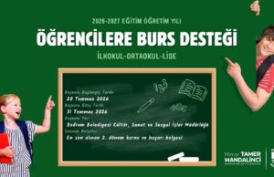Bodrum Belediyesinden öğrencilere burs desteği