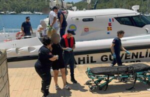 Sahil Güvenlik, gezi teknesi ve ticari yattan iki kişiyi tıbbi tahliye gerçekleştirdi