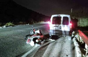 Motosiklet sürücüsü hayatını kaybetti