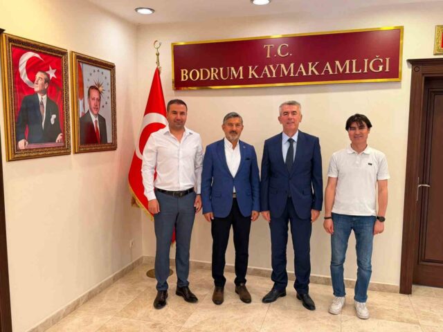 Uçak’tan Bodrum Kaymakamı Sırmalı ve İlçe Milli Eğitim Müdürü’ne ziyaret