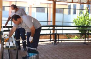Okul bahçeleri yeni döneme hazırlanıyor