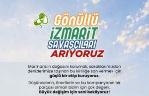 Marmaris’te çevre için yeni proje