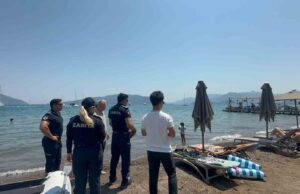 Marmaris’te sahillere sıkı denetim