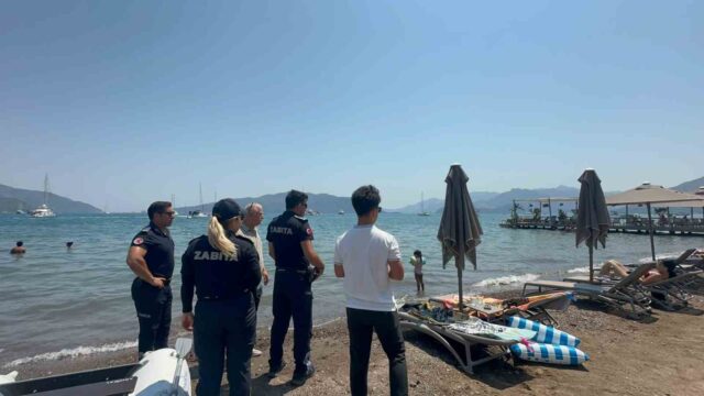 Marmaris’te sahillere sıkı denetim