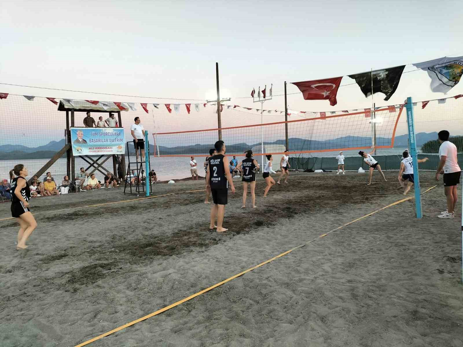 Köyceğiz’de Plaj Voleybolu Turnuvası heyecanı başladı
