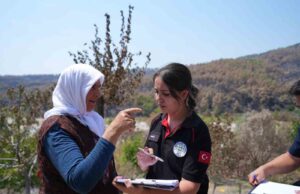Seydikemer’de yangın sonrası Muğla Büyükşehir ekiplerinden seferberlik