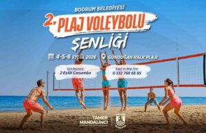 Plaj Voleybolu Şenliği Gündoğan’da
