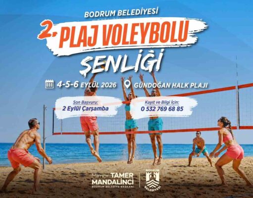Plaj Voleybolu Şenliği Gündoğan’da