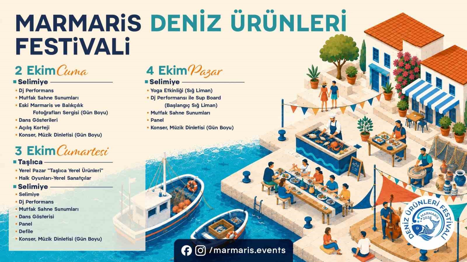 Marmaris’te 2. Deniz Ürünleri Festivali için geri sayım başladı