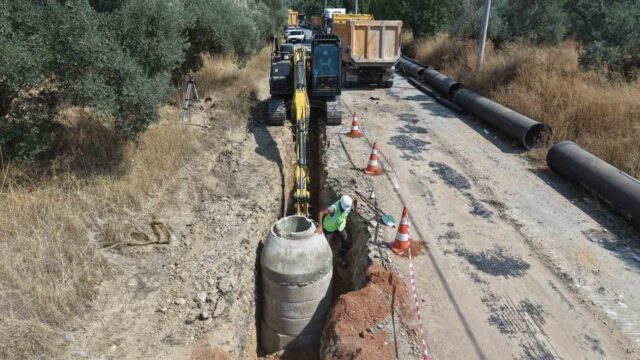 Milas Menteş’te kanalizasyon altyapısı için ilk adım atıldı