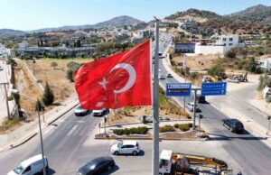 Bodrum’da bayrak direkleri bakımdan geçirildi